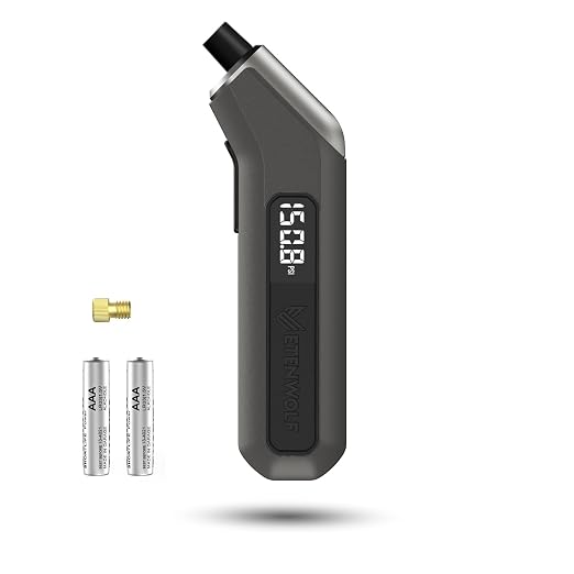 ETENWOLF T300 Plus Tire Pressure Gauge 200 PSI, Digital Tire Gauge with Bright LED Display, Tire Gauges for Tire Pressure with Presta Valve Adaptor (Space Grey)