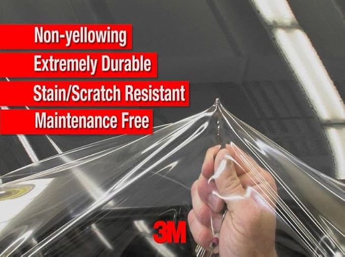 3M Paint Protection Film | Matte 200 Series PPF | 60in x 1ft (5 Sq/ft) | w/Free Instawraps Pro-Wrapping Glove