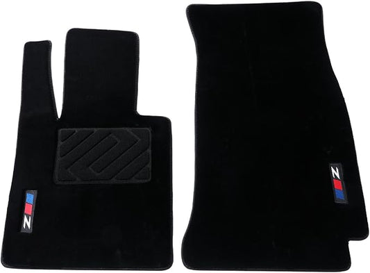 Custom Fit Wool Carpet Car Floor Mats for BMW Z4 E85 2002-2008 - High-Density Anti-Slip All-Weather Full Coverage Mats
