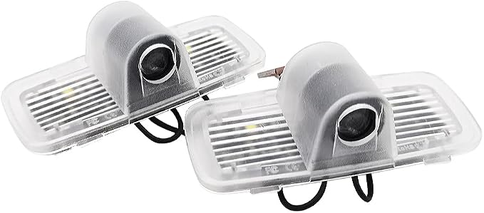 2 Pcs Passport Car LED Projector Door Shadow Light Welcome Light Laser Emblem Logo Lamps Kit Puddle Lights LED Courtesy Step Lights Ground Lamp HD Kit Replacement for Passport 2019-2021