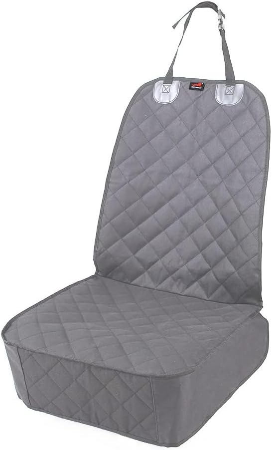HONEST OUTFITTERS Dog Car Seat Cover 2 Pack, Waterproof Front Seat Car Cover for Cars, Trucks, and Suvs, Pet Front Cover for Cars, Nonslip Dog Seat Cover Grey