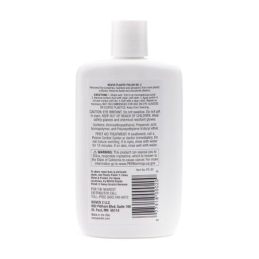 NOVUS 7030 | Fine Scratch Remover #2 | 8 Ounce Bottle