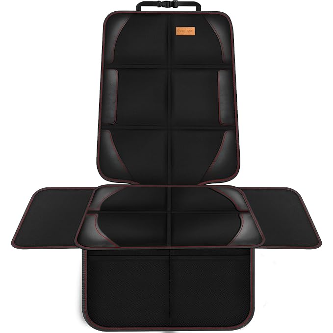 Bacgnyer Car Seat Protector, 1 Pack, Thickest Padded 600D Fabric Padding, Waterproof, Durable, Anti Slip Backing, Child Seat Protection, Suitable for Babies, Toddlers, Children