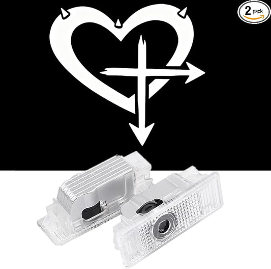 Car Door Lights Logo Projector Puddle Lights,HD LED Courtesy Welcome Lights - Compatible with Range Rover 2010-2022/Discovery 2015-2022/ Evoque 2013-2015/Freelander 2 2010-2012