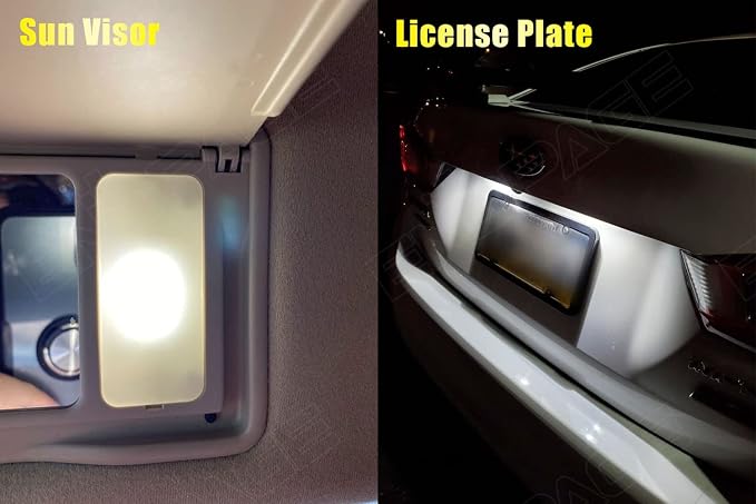 8-Pieces Crosstrek LED Interior Light Kit for Subaru XV Crosstrek 2013 2014 2015 2016 2017 2018 2019 2020 2021 2022 White 6000K LED Lighting Package + License Plate Lights, Install Tool