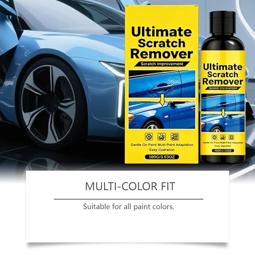 Car Scratch Remover, Quick Fix Removal Paste for Deep Scratches, All Paint Colors Polishing Kit, 100g/3.53oz (2 Set)