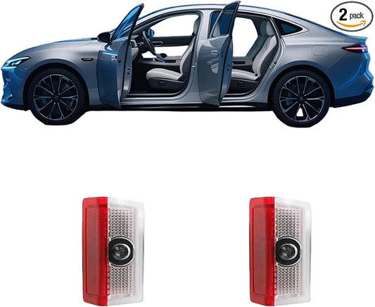 Door Light Logo,HD Door Light Logo Welcome Lights Lamp Door Light Puddle Lights Kit Compatible with Accessories A B C E M GL GLA GLC GLE Class(2PCS)