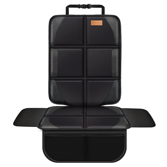 Bacgnyer Car Seat Protector, 1 Pack of Seat Protectors, Thickest Padded 600D Fabric Padding, Waterproof, Durable, Anti Slip Backing, Child Seat Protection, Suitable for Babies, Toddlers, Children