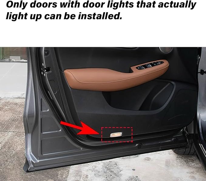 LED Door Projector Lights Fit for Infiniti Q50 Q60 Q70 QX50 QX60 QX70 QX80 G25 G37 EX FX M Series, HD Glass Lens Welcome Courtesy Puddle Lamps, Fade-Resistant Plug and Play (Eagle Pattern, 2pcs)