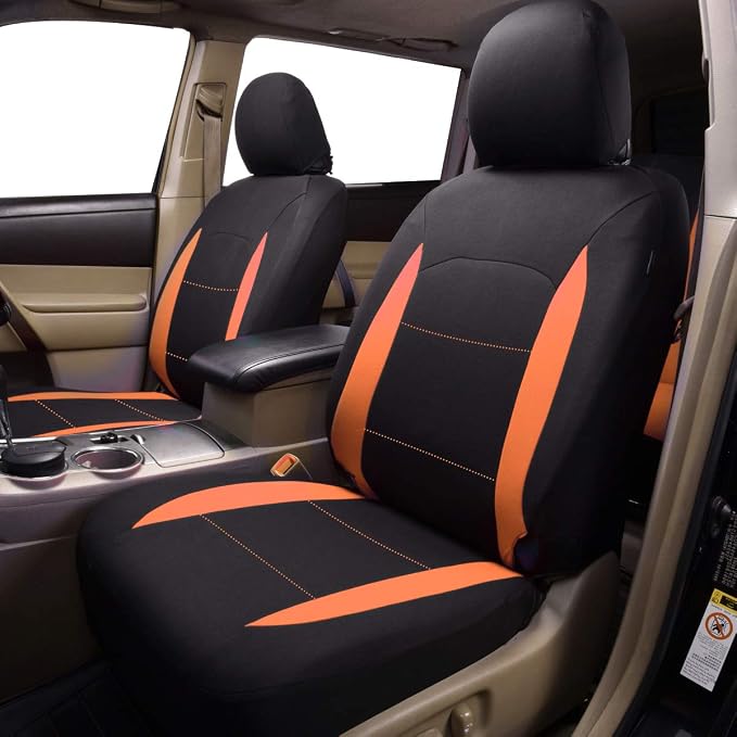 Flying Banner Car Seat Covers Front Seats Rear Bench Polyester car seat Protectors Easy installations Rear Bench Split Classic Man Lady Truck