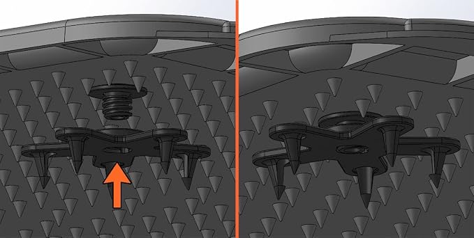 Eagle Klaw 2.0 Floor Mat Clips (4 Sets) for Car Mats and Floor Liners - Made in USA Car Accessories - Black - 2 Car Floor Mats kit + 3/8" Cutter