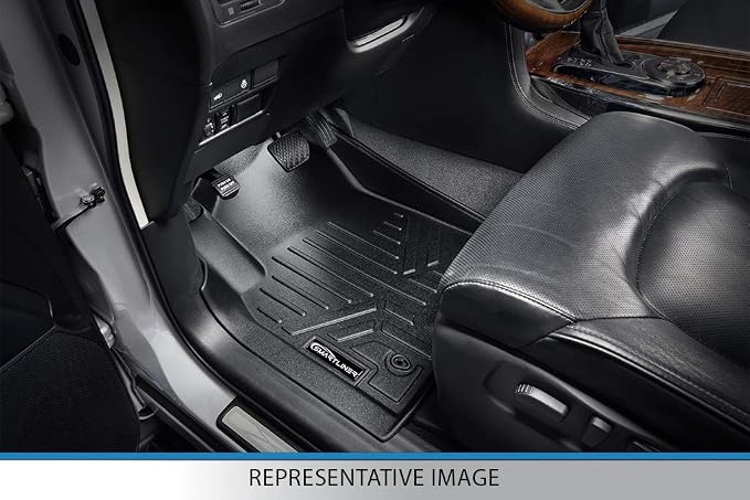 SMARTLINER Floor Mats and Cargo Liner Set Compatible with 2007-2010 Ford Expedition
