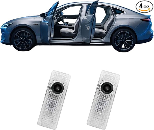 Car Door Logo Light Colorfast Courtesy Projector Laser Puddle lamp Welcome Lights Ghost Shadow Light Accessories Compatible with r55/r56/r57/r58/r59/r60/r51/f54/f56/f55/f60