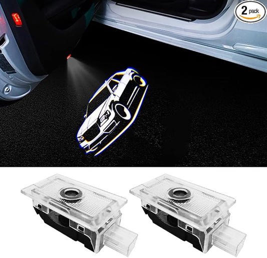 uuakarin 2PCS Car Door Logo Projector Lights Compatible with Chrysler 300 300c 300s 2005- Present LED Ghost Shadow Light Laser Puddle LampAccessories (300 300c 300s)