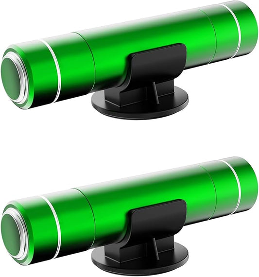 HHXS 2 Pack Window Breaker Seatbelt Cutter Car Window Breaker Safe Hammer Emergency Escape Tool, Glass Breaker Car Escape Tool Life-Saving Emergency Artifact(Green)