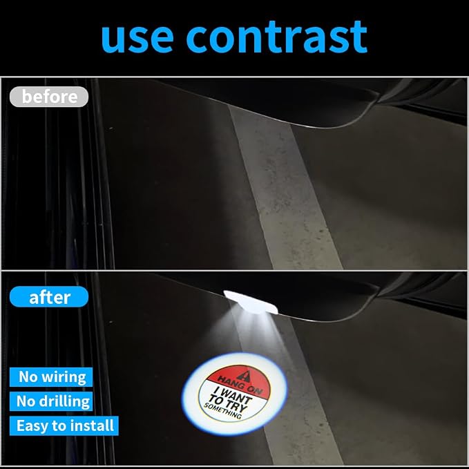 2 pcs LED Car Door Logo Lights Courtesy Projector Laser Puddle lamp Ghost Shadow Light Accessories Compatible with r55/r56/r57/r58/r59/r60/r51/f54/f56/f55/f60 (02)