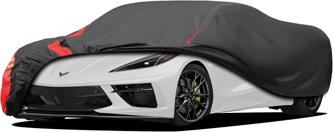 Waterproof All Weather Full Exterior Cover Rain Snow UV Protection Cover ，Car Cover Custom Fit for Chevy Camaro 2010-2025, Mustang 1994-2025.