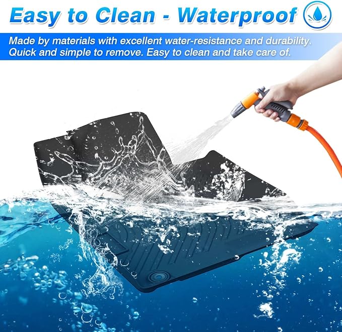 Venue Floor Mats - Car Mats for Hyundai Venue 2020-2026, All Weather Floor Mat for Venue Accessories, Heavy Duty Rubber Mats, Car Accessories