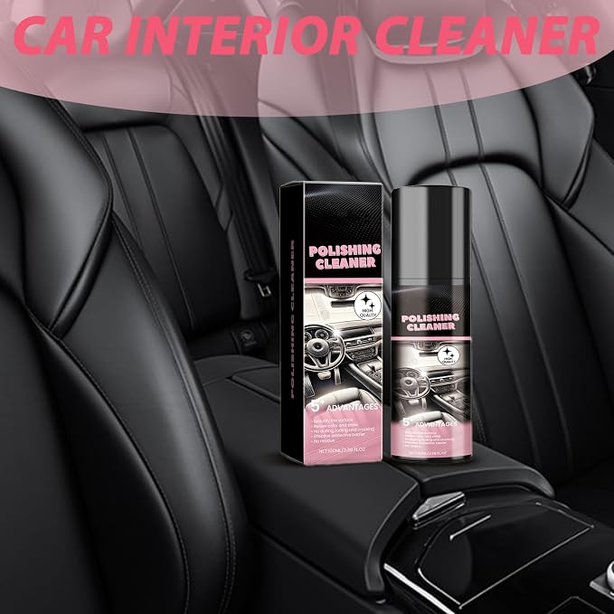 Car Interior Cleaner,100ml Car Interior Cleaner, Interior Detailer Spray,All Purpose Car Cleaner,Vehicle Interior Polish | Interior Detailer Spray(2pcs)