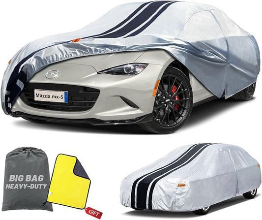 10-Layer Waterproof Coupe Sports Car Cover. Full Outdoor Small Car Covers.