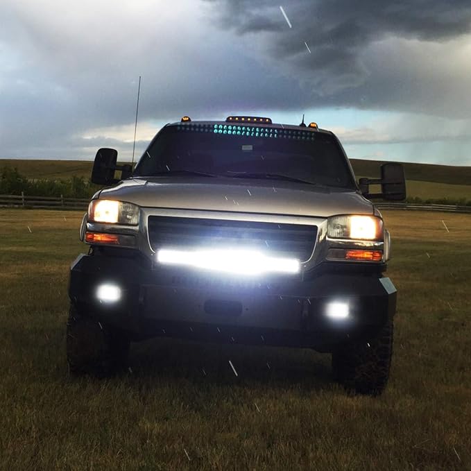 Nilight LED Light Bar 20Inch 420W Flood Spot Combo Triple Row Driving Lamp Roof Bumper Off Road LED Work Lights Pods for Van Camper Wagon Car Pickup Golf Cart ATV UTV SUV Truck Boat 4x4
