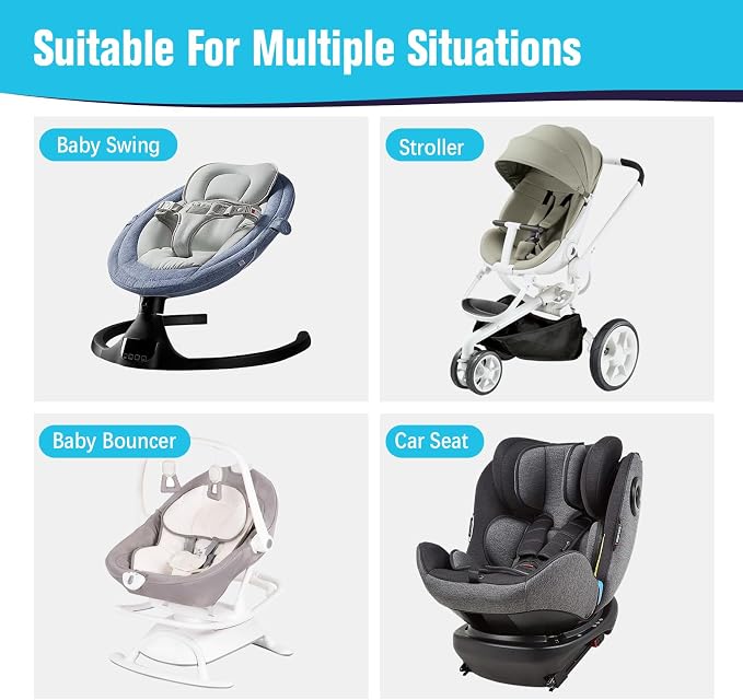 KAKIBLIN Baby Travel Pillow, Upgraded Baby Neck Pillows for Car Seat, Infant Neck Support Pillow for Head and Neck,Newborn Head Support for Car Seat,Pushchair