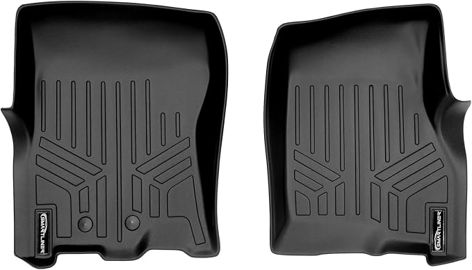 SMARTLINER Floor Mats 1st Row Liner Set Compatible with 2011-2017 Ford Expedition