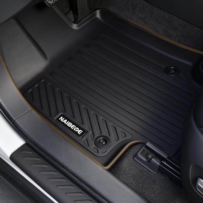 Naibeve Floor Mats for 2013-2015 Jeep Grand Cherokee | All Weather Custom Fit Floor Mats, Cargo Mat, Backrest Mats, Door Sill Guards, Not for L Interior Protector accessories