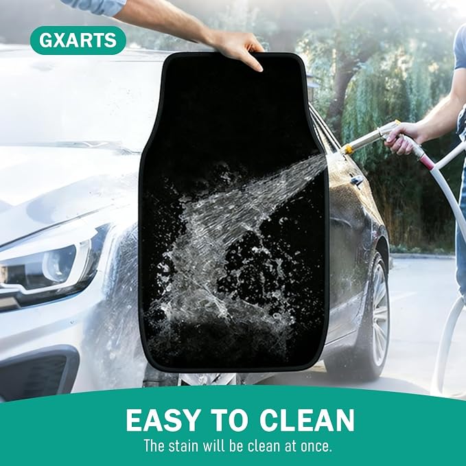 GXARTS Waterproof Car Floor Mats Velour Carpet Full Set Fit for Chevrolet Cruze Cruze NG Cruze Limited 2010 2011 2012 2013 2014 2015 2016 | All-Weather Protect ，with Anti-Skid Retaining Buckle