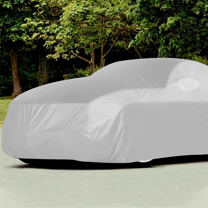 Heavy Duty Waterproof SUV Car Cover XL Sun Protection Thickened Full Vehicle Cover for All-Weather Outdoor Use Compatible with Trucks and Automobiles