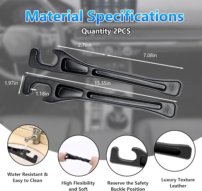 【Compatible with Subaru Outback】 Seat Gap Filler,No Drop Seat Guard Compatible with Subaru Outback,Drop Seat Guards for Cars(2Pcs),Emergency Keychain Car Escape Tool(2Pcs)