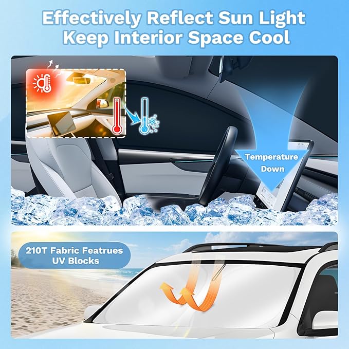 KUST Car Window Shades for 2012-2015 Honda Civic Accessories Windshield Sun Shade Side Rear Window Covers Sunshade Privacy Protection for Camping Blackout UV Block Full Set 6PCS