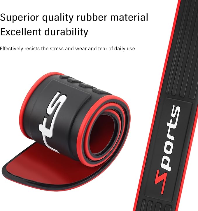 4PCS Car Door Sill Protector,Anti-Scratch & Waterproof Car Door Sills Scratch Protection,Universal Car Exterior Accessories Automotive Door Entry Guard for Car,Truck,SUV (Sport, Width 1.96'')