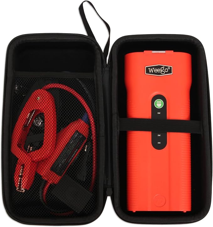 Weego 70: 2500A Self-Use 12V Lithium Car Battery Jump Starter - USA-Engineered Safe Replacement for Jumper Cables - Boat & Car Jumper Starter Portable for All Gas and 5L Diesel Engines (N70)