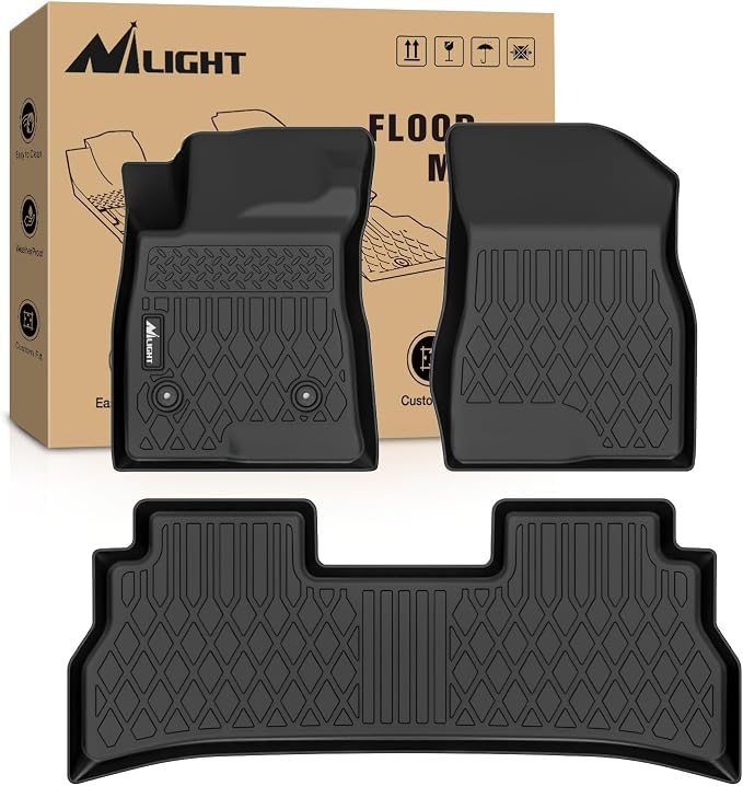 Nilight TPE Floor Mats for Chevy Trax Buick Envista 2024 2025 2026, All Weather Custom Fit Heavy Duty Floor Liners