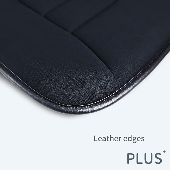 Thick Seat Cushion Memory Foam Car Seat Cushion Pad for Car Driver Seat Office Chair, Thickened Black
