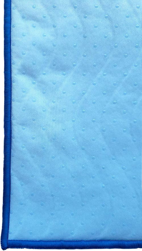 Premium Waterproof Seat Pad for Incontinence - Slip-Resistant, Ultra Absorbent Soft Microfiber 22 x 22 Inches - 5 Layer Design - for Adults, Kids and Pets, Brown/Blue