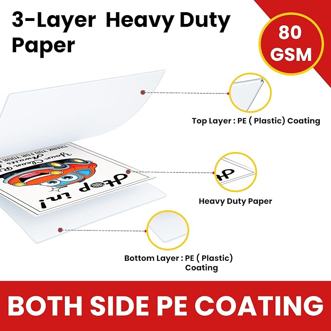 100 Paper Floor Mats For Cars - Waterproof Disposable Car Floor Mats, Car Detailing Supplies,Tapetes Para Carro, Automotive Auto Detailing, Carpet Protector,Resists water,oil, snow & dirt (17 X 22 In)