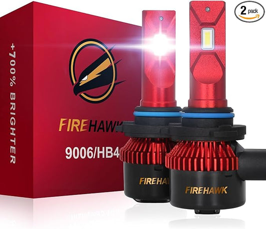 Firehawk 9006 HB4 Fog Lights 50000LM 700% Brighter ATV UTV Offroad 2 Pack