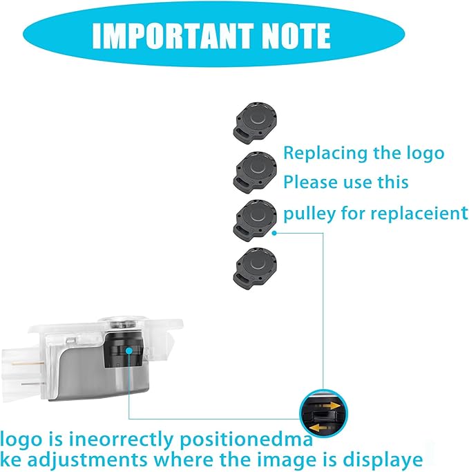 Never Fade Door Light Logo,LED Welcome Lights Lamp Door Light Puddle Lights Accessories Compatible withA3/A4/A5/A6/A7/A8/Q3/Q5/Q7/R8/TT/RS/SQ5/SQ8(4PCS)