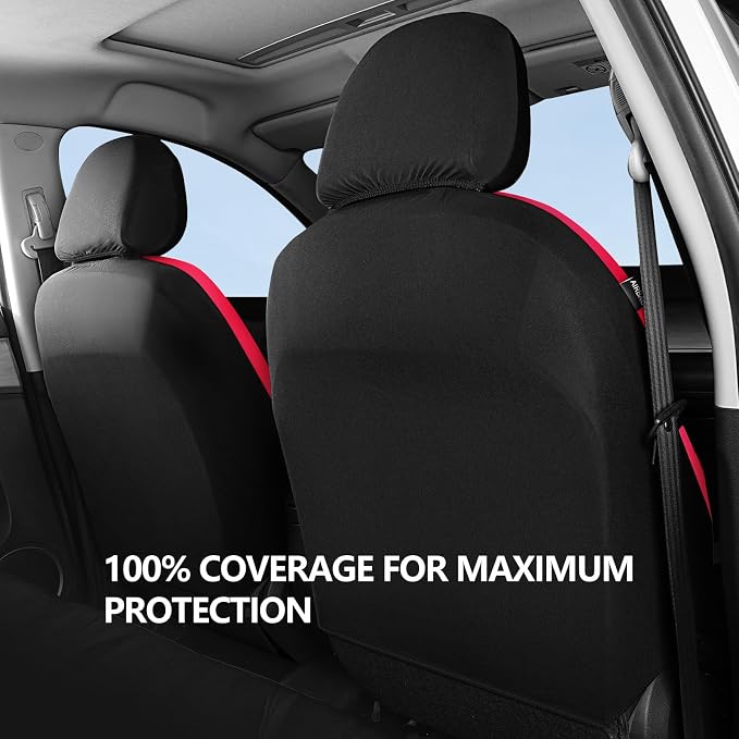 HChengkikz Full Set Neoprene Waterproof Car Seat Covers,Seat Protectors | Water Resistant Seat Protectors, Airbag Compatible, Universal Fit for Sedans, SUVs, Trucks, Vans