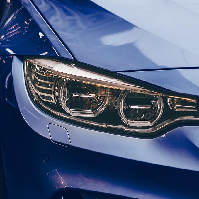 VViViD Clear Extra-Wide Headlight Protective Scratch-Proof Wet-Apply Tint Vinyl Wrap Film (60" x 54" Bulk roll)