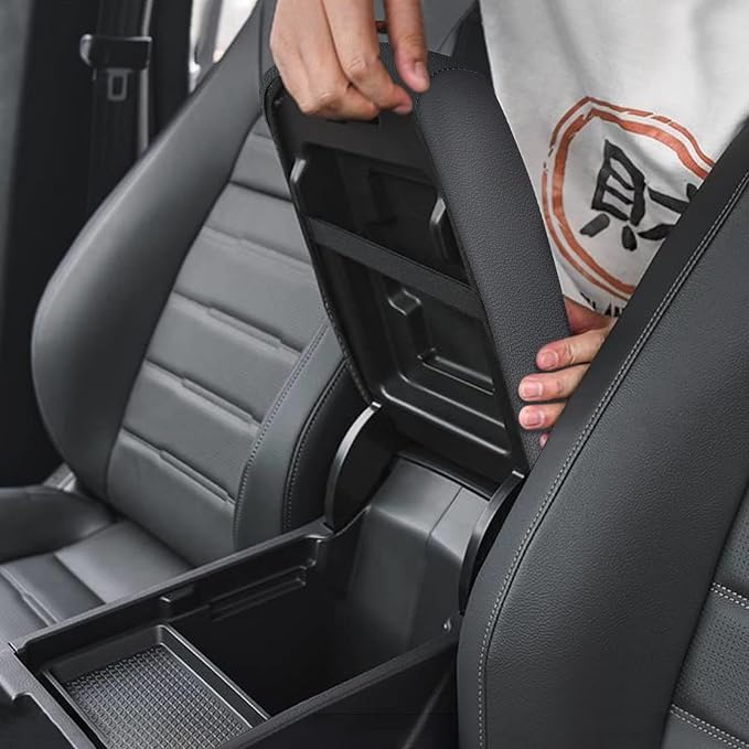AOMSAZTO Armrest Covers for Honda Civic 2006-2011 Black | Wateproof and Anti-scratch console cover
