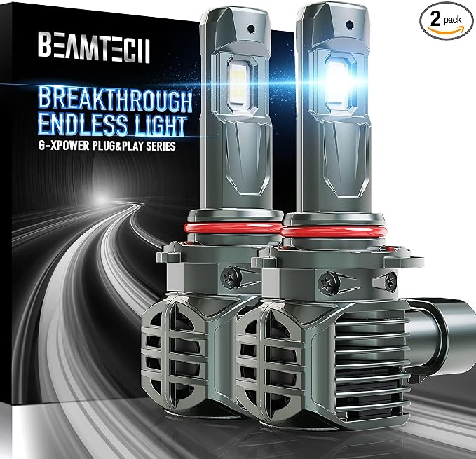 BEAMTECH 90 05 Light Bulbs, 500% Brightness Plug and Play, Pack of 2