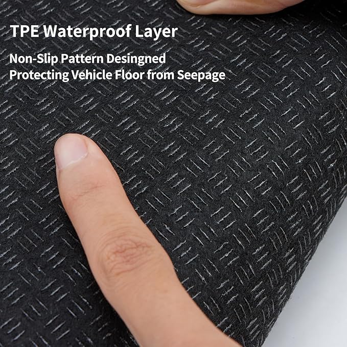 Custom 3D Car mats for BMW 5 Series 2011-2013 (528i, 535i, 550i, M5) Wool Carpet Car Mats - Luminous, Anti-Slip, All-Weather Full Coverage with Custom Logo