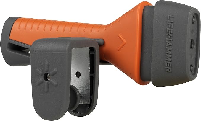 Lifehammer Safety Hammer Evolution - Automatic Emergency Escape and Rescue Hammer With Seatbelt Cutter