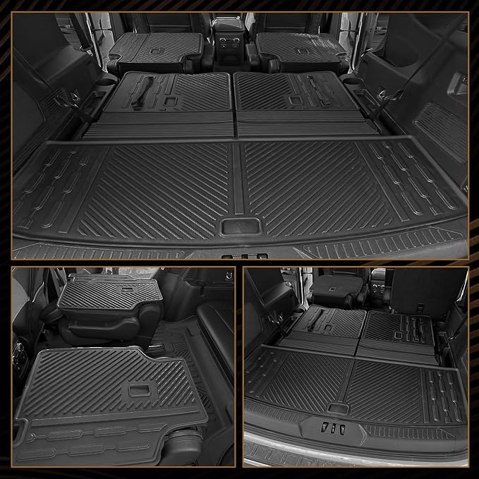 Naibeve Floor Mats for 2024-2026 Hyundai Santa FE | All Weather Custom Fit Floor Mats, Cargo Mat, Backrest Mats, Door Sill Guards Interior Protector accessories