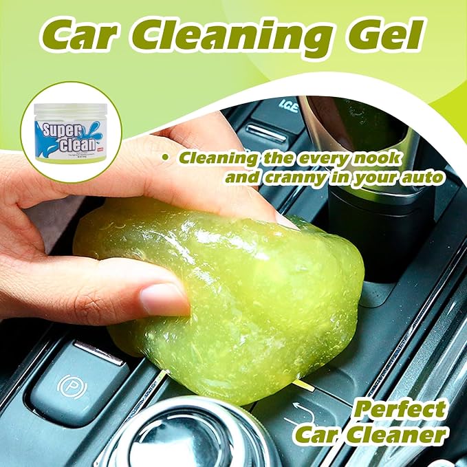 x xotic tech Car Cleaning Gel for Car Detailing Putty Interior Cleaner Slime Auto Detail Tools Supplies Accessories Valentines Day Gifts for Him Her Men Women Stocking Stuffers Yellow 6 Pack
