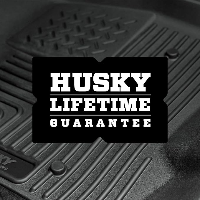 Husky Liners Weatherbeater Floor Mats | Fits 2015-2019 Subaru Legacy & Subaru Outback | Front & 2nd Row, 3-pc Black - 99671