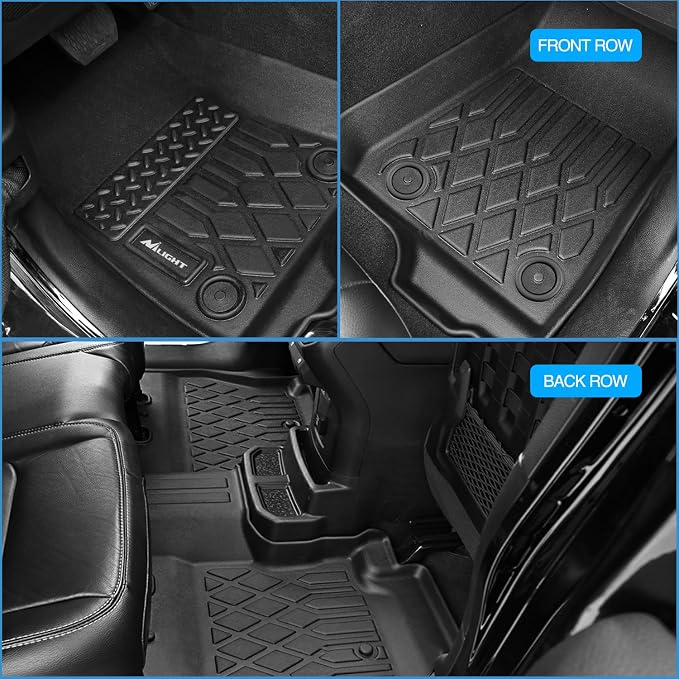 Nilight TPE Floor Mats for Chevy Cruze 2016 2017 2018 2019 2020 (Not for 2016 Limited and LT),All Weather Custom Fit Heavy Duty Floor Liners